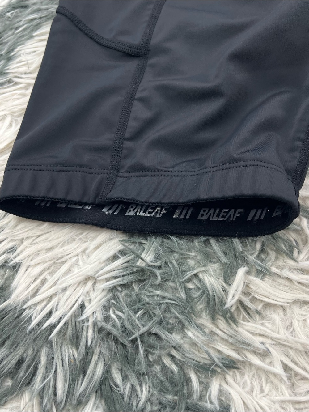 Baleaf Men’s Black Padded Cycling Shorts Size Large - Picture 6 of 9